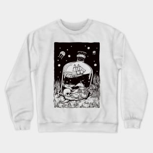 Aquaspace in the deep sea Crewneck Sweatshirt